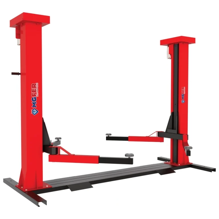 Elevador automotivo Flex de 4.100 kg, duas colunas com dois motores